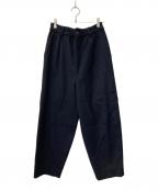 H BEAUTY&YOUTHエイチ ビューティー&ユース）の古着「WOOL CASHMERE BALLOON EASY PANTS」｜ブラック