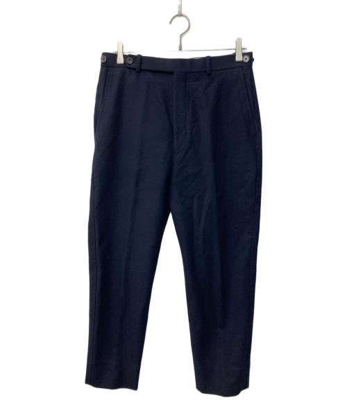 H BEAUTY&YOUTH（エイチ ビューティー&ユース）H BEAUTY&YOUTH (エイチ ビューティー&ユース) NAVY FLANNEL DINNER NOP PANTS ネイビー サイズ:Mの古着・服飾アイテム