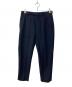 H BEAUTY&YOUTH（エイチ ビューティー&ユース）の古着「NAVY FLANNEL DINNER NOP PANTS」｜ネイビー