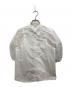 CLANE（クラネ）の古着「TULLE LAYERED SLEEVE SHIRTS」｜ホワイト