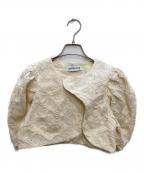 HeRIN.CYEヘリンドットサイ）の古着「Flower lace bolero」｜ホワイト