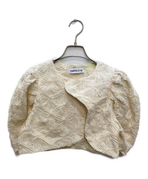 HeRIN.CYE（ヘリンドットサイ）HeRIN.CYE (ヘリンドットサイ) Flower lace bolero ホワイト サイズ:Freeの古着・服飾アイテム