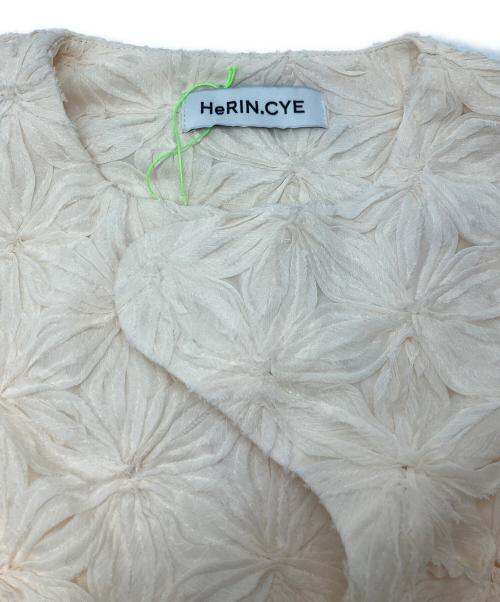 HeRIN.CYE（ヘリンドットサイ）HeRIN.CYE (ヘリンドットサイ) Flower lace bolero ホワイト サイズ:Freeの古着・服飾アイテム