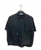 nagonstansナゴンスタンス）の古着「balloon hem shirt」｜ブラック