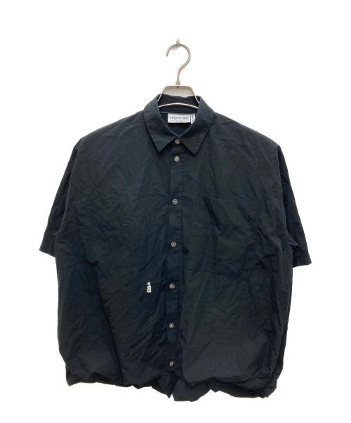 nagonstans（ナゴンスタンス）nagonstans (ナゴンスタンス) balloon hem shirt ブラック サイズ:Mの古着・服飾アイテム