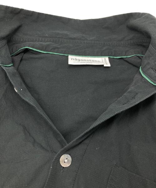 nagonstans（ナゴンスタンス）nagonstans (ナゴンスタンス) balloon hem shirt ブラック サイズ:Mの古着・服飾アイテム