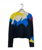 LOEWEロエベ）の古着「インターシャ アナグラムパッチ ニット」｜マルチカラー