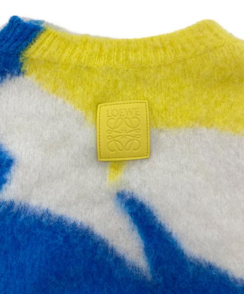 LOEWE（ロエベ）LOEWE (ロエベ) インターシャ アナグラムパッチ ニット マルチカラー サイズ:XSの古着・服飾アイテム