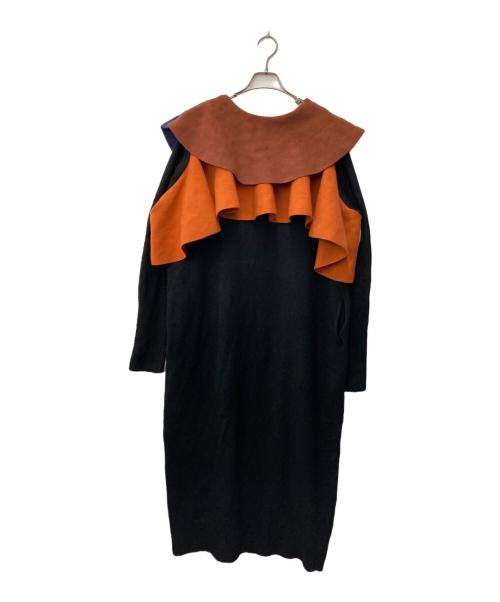 HeRIN.CYE（ヘリンドットサイ）HeRIN.CYE (ヘリンドットサイ) Ruffle knit op　ニットワンピース マルチカラー サイズ:Freeの古着・服飾アイテム