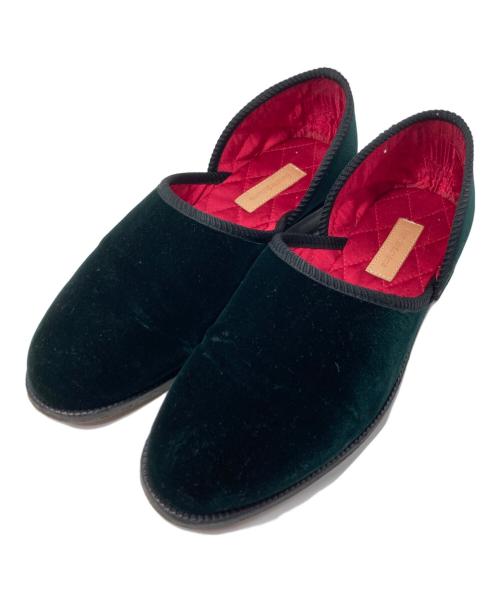 HENDER SCHEME（エンダースキーマ）HENDER SCHEME (エンダースキーマ) velvet kate シューズ グリーン サイズ:2の古着・服飾アイテム