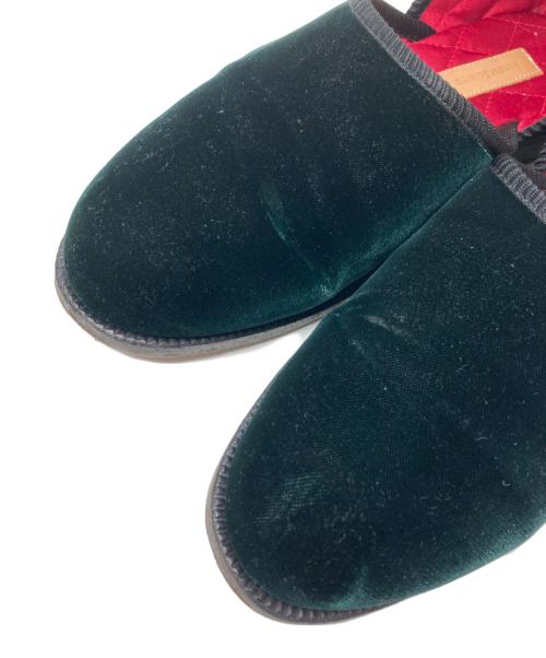 HENDER SCHEME（エンダースキーマ）HENDER SCHEME (エンダースキーマ) velvet kate シューズ グリーン サイズ:2の古着・服飾アイテム
