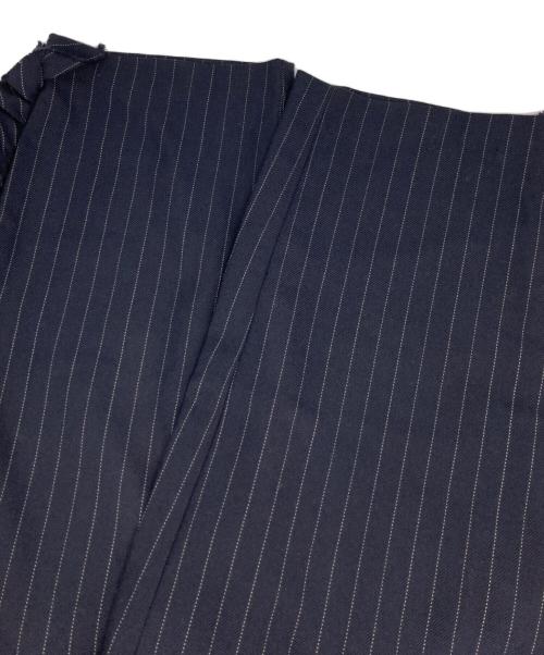 rhodo lirion（ロドリリオン）rhodo lirion (ロドリリオン) Frill Side Stripe Pant ネイビーの古着・服飾アイテム
