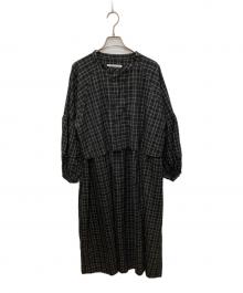 F/CE.（エフシーイー）の古着「チェックワンピース」｜ブラック