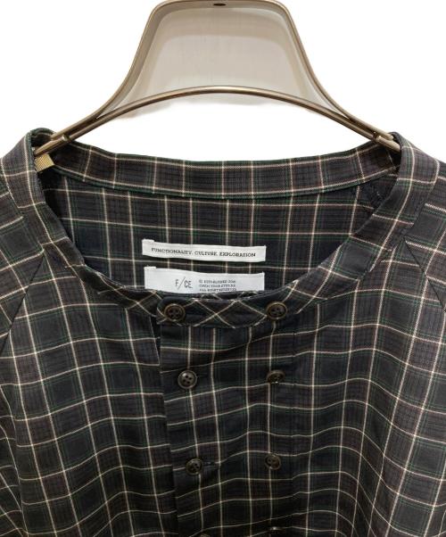 F/CE.（エフシーイー）F/CE. (エフシーイー) チェックワンピース ブラック サイズ:FREEの古着・服飾アイテム
