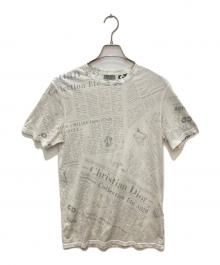 Dior（ディオール）の古着「ニュースペーパーTシャツ」｜グレー