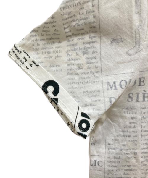 Dior（ディオール）Dior (ディオール) ニュースペーパーTシャツ グレー サイズ:XSの古着・服飾アイテム