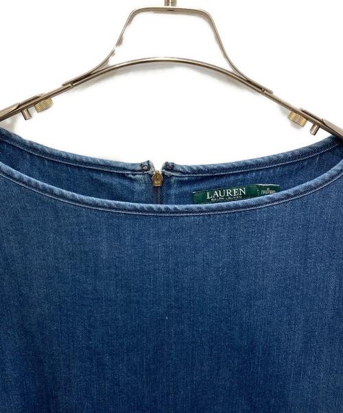 LAUREN RALPH LAUREN（ローレン ラルフ ローレン）LAUREN RALPH LAUREN (ローレン ラルフ ローレン) デニムワンピース インディゴ サイズ:8の古着・服飾アイテム