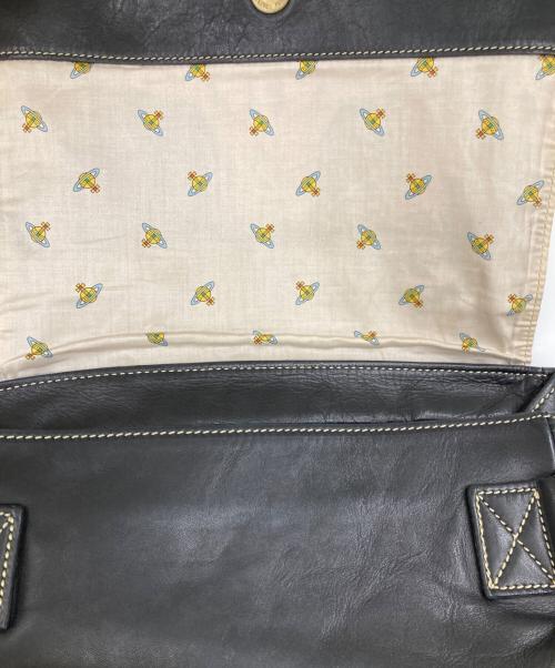 Vivienne Westwood（ヴィヴィアンウエストウッド）Vivienne Westwood (ヴィヴィアンウエストウッド) オーブショルダーバッグ ブラックの古着・服飾アイテム