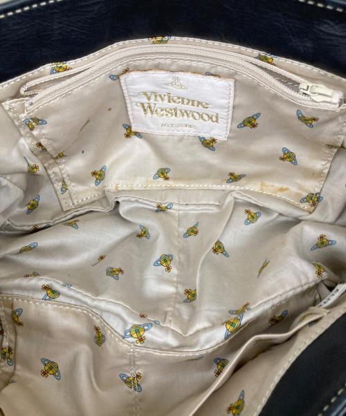 Vivienne Westwood（ヴィヴィアンウエストウッド）Vivienne Westwood (ヴィヴィアンウエストウッド) オーブショルダーバッグ ブラックの古着・服飾アイテム