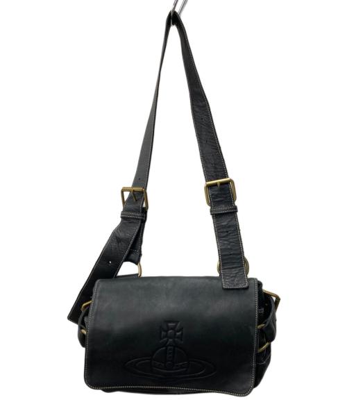 Vivienne Westwood（ヴィヴィアンウエストウッド）Vivienne Westwood (ヴィヴィアンウエストウッド) オーブショルダーバッグ ブラックの古着・服飾アイテム
