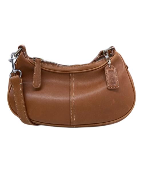 COACH（コーチ）COACH (コーチ) レザーワンショルダーバッグ ブラウンの古着・服飾アイテム