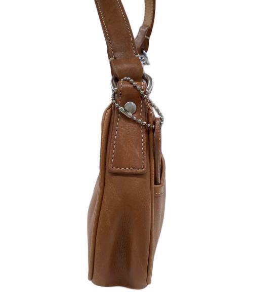 COACH（コーチ）COACH (コーチ) レザーワンショルダーバッグ ブラウンの古着・服飾アイテム