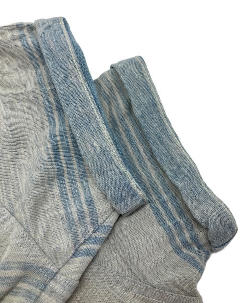 RRL（ダブルアールエル）RRL (ダブルアールエル) 半袖ボーダーシャツ ブルー サイズ:Sの古着・服飾アイテム