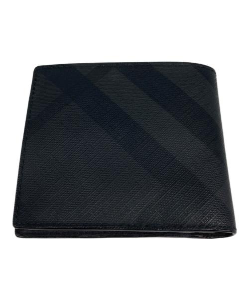 BURBERRY（バーバリー）BURBERRY (バーバリー) 2つ折り財布 ブラックの古着・服飾アイテム
