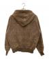 PLEASURES (プレジャーズ) SIGNAL ZIP UP HOODIE ブラウン サイズ:S：6000円