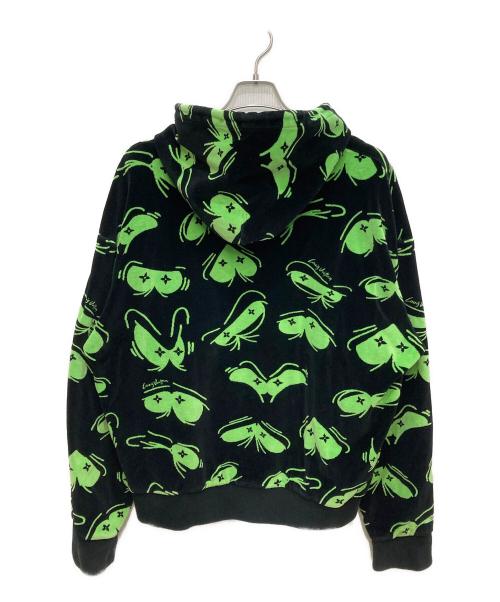 LOUIS VUITTON（ルイ ヴィトン）LOUIS VUITTON (ルイ ヴィトン) LVアイズグラフィックジャカードパーカー グリーン サイズ:XXLの古着・服飾アイテム
