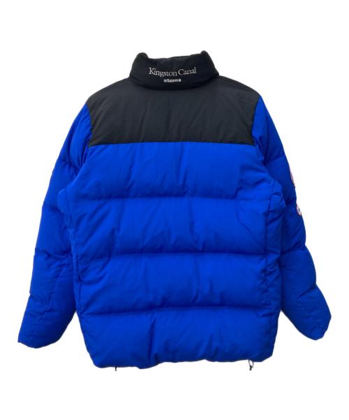 Columbia（コロンビア）Columbia (コロンビア) ATMOS (アトモス) Kingston Canal Text Jacket ブルー サイズ:Mの古着・服飾アイテム