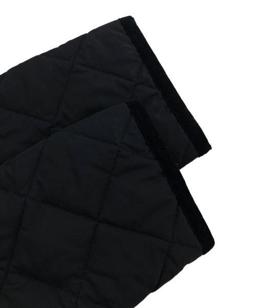 Traditional Weatherwear（トラディショナルウェザーウェア）Traditional Weatherwear (トラディショナルウェザーウェア) ノーカラーキルティングジャケット ブラック サイズ:34の古着・服飾アイテム