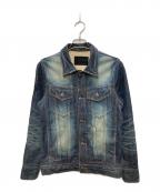 JACKROSE VINTAGE×THE ROLLING STONESジャックローズヴィンテージ×ザ ローリングストーンズ）の古着「オールドデザインデニムジャケット」｜インディゴ