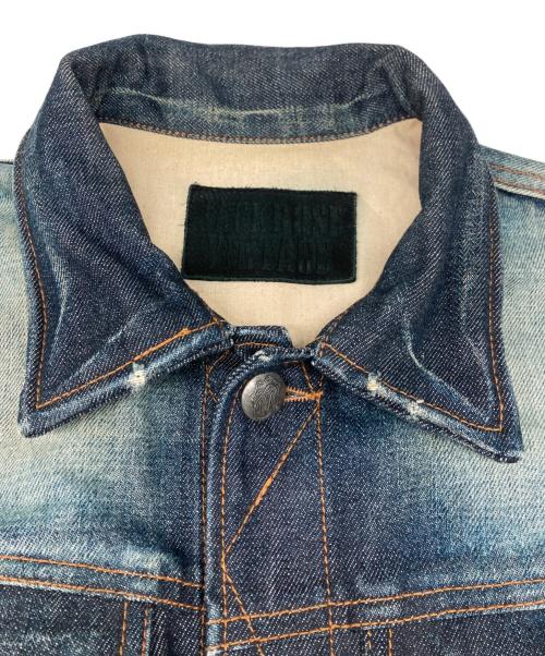 JACKROSE VINTAGE（ジャックローズヴィンテージ）JACKROSE VINTAGE (ジャックローズヴィンテージ) THE ROLLING STONES (ザ ローリングストーンズ) オールドデザインデニムジャケット インディゴ サイズ:3の古着・服飾アイテム