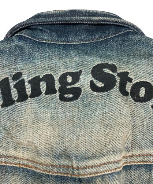 JACKROSE VINTAGE（ジャックローズヴィンテージ）JACKROSE VINTAGE (ジャックローズヴィンテージ) THE ROLLING STONES (ザ ローリングストーンズ) オールドデザインデニムジャケット インディゴ サイズ:3の古着・服飾アイテム