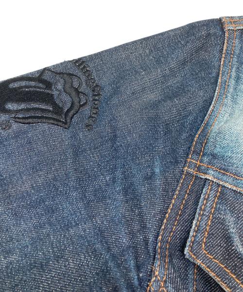JACKROSE VINTAGE（ジャックローズヴィンテージ）JACKROSE VINTAGE (ジャックローズヴィンテージ) THE ROLLING STONES (ザ ローリングストーンズ) オールドデザインデニムジャケット インディゴ サイズ:3の古着・服飾アイテム