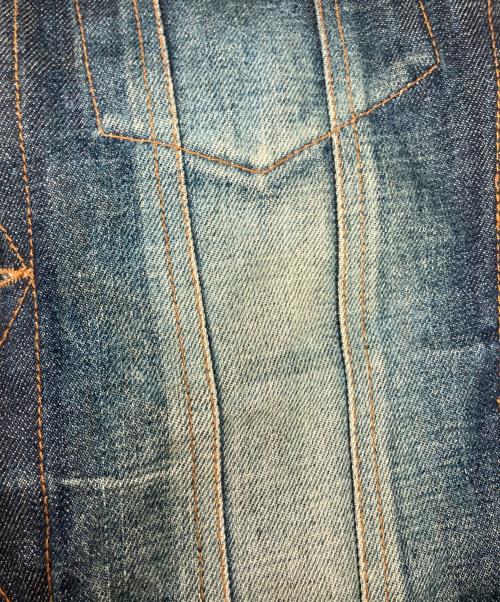 JACKROSE VINTAGE（ジャックローズヴィンテージ）JACKROSE VINTAGE (ジャックローズヴィンテージ) THE ROLLING STONES (ザ ローリングストーンズ) オールドデザインデニムジャケット インディゴ サイズ:3の古着・服飾アイテム