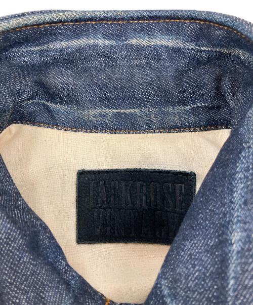 JACKROSE VINTAGE（ジャックローズヴィンテージ）JACKROSE VINTAGE (ジャックローズヴィンテージ) THE ROLLING STONES (ザ ローリングストーンズ) オールドデザインデニムジャケット インディゴ サイズ:3の古着・服飾アイテム