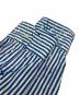 中古・古着 POLO RALPH LAUREN (ポロ・ラルフローレン) クラシック フィット ペイントスプラッター ストライプド シャツ ホワイト×ブルー サイズ:Ｍ：13000円