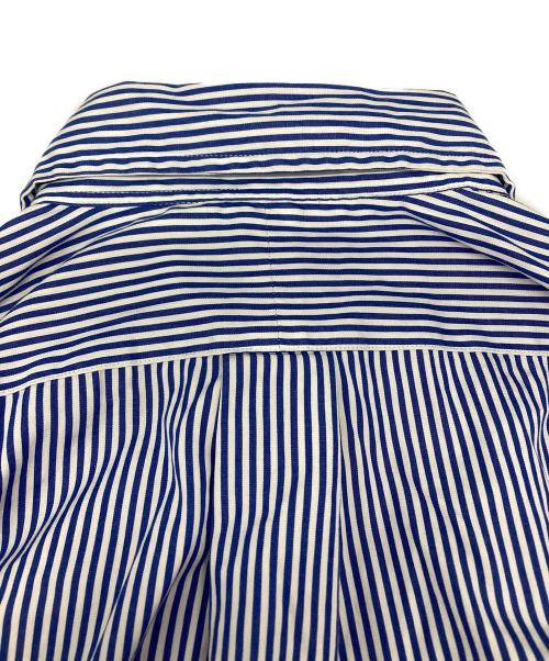 POLO RALPH LAUREN（ポロ・ラルフローレン）POLO RALPH LAUREN (ポロ・ラルフローレン) THE BIG SHIRT ストライプシャツ ホワイト×ブルー サイズ:Ｓの古着・服飾アイテム