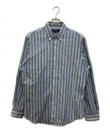 POLO RALPH LAUREN（ポロ・ラルフローレン）の古着「CLASSIC FIT ストライプシャツ」｜ブルー×グリーン