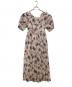 HER LIP TO（ハーリップトゥ）の古着「Blurring Pleated Long Dress」｜ベージュ