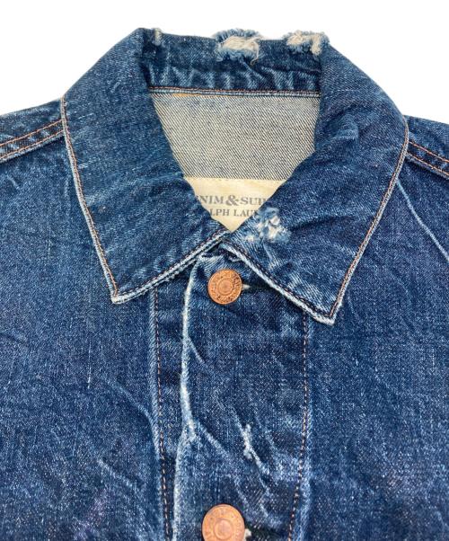 Denim & Supply Ralph Lauren（デニム＆サプライ ラルフローレン）Denim & Supply Ralph Lauren (デニム＆サプライ ラルフローレン) ダメージ加工デニムジャケット インディゴ サイズ:XSの古着・服飾アイテム
