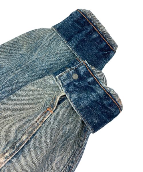 Denim & Supply Ralph Lauren（デニム＆サプライ ラルフローレン）Denim & Supply Ralph Lauren (デニム＆サプライ ラルフローレン) ダメージ加工デニムジャケット インディゴ サイズ:XSの古着・服飾アイテム