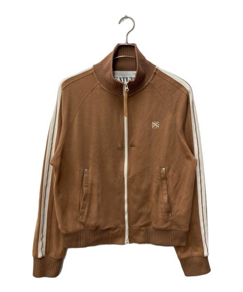 SATUR（セター）SATUR (セター) Lawton All Day Track Zip-Up Jacket ブラウン サイズ:XLの古着・服飾アイテム