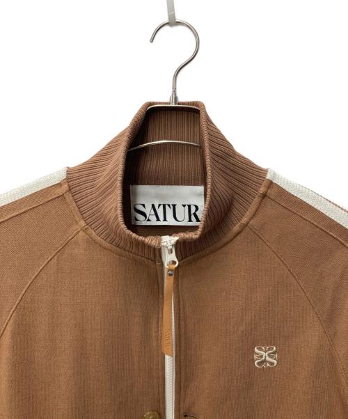 SATUR（セター）SATUR (セター) Lawton All Day Track Zip-Up Jacket ブラウン サイズ:XLの古着・服飾アイテム