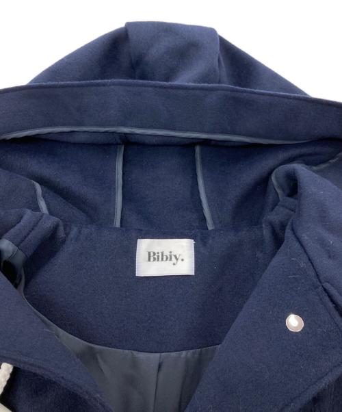 Bibiy.（ビビィ）Bibiy. (ビビィ) CHARLENE DUFFLE COAT ネイビー サイズ:Freeの古着・服飾アイテム