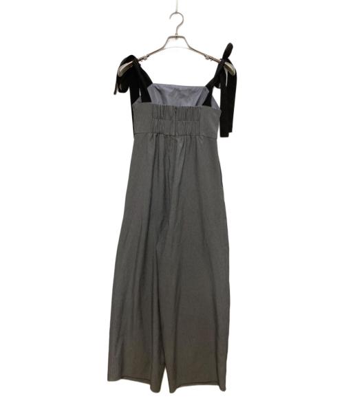 Andequal（アンドコール）Andequal (アンドコール) ribbon shoulder combinaison グレー サイズ:Ｓの古着・服飾アイテム