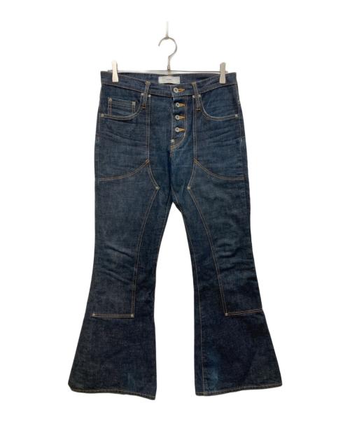 SUGARHILL（シュガーヒル）SUGARHILL (シュガーヒル) Rigid Double Knee Bell Bottom Denim インディゴ サイズ:2の古着・服飾アイテム