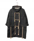 SUGARHILLシュガーヒル）の古着「CORDED DUFFLE COAT」｜チャコールグレー